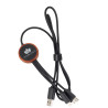 Kabel 3w1 z podświetlanym logo w drewnianej obudowie - LH-ZM04