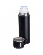 Termos stalowy 400 ml z kubkami z logo | Gadżet reklamowy B2B