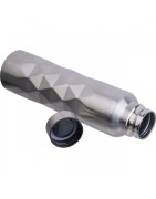 Butelka stalowa 1000 ml z recyklingu z logo | Ekologiczny gadżet