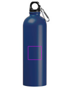 Stalowa butelka 750 ml – wytrzymała i z możliwością znakowania logo