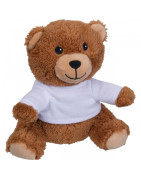 Pluszowy miś Helsinki z logo – ekologiczny gadżet reklamowy