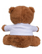 Pluszowy miś Helsinki z logo – ekologiczny gadżet reklamowy