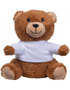 Pluszowy miś Helsinki z logo – ekologiczny gadżet reklamowy