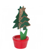 Klips na notatki w kształcie choinki – gadżet z logo