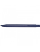 Aluminiowy długopis eko z niebieskim wkładem – z grawerem logo