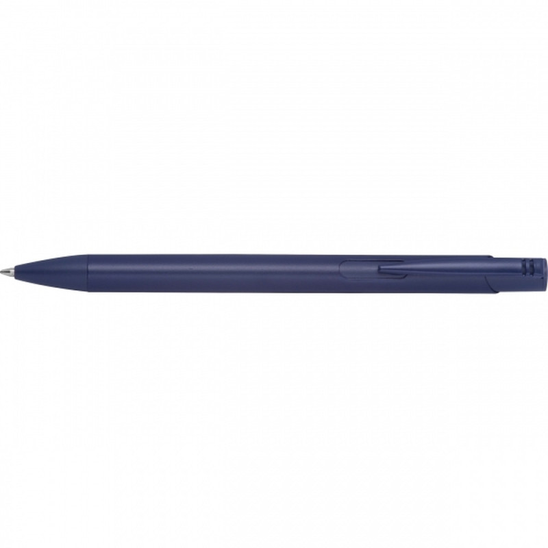 Aluminiowy długopis eko z niebieskim wkładem – z grawerem logo