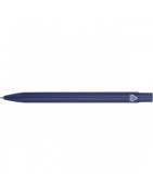 Aluminiowy długopis eko z niebieskim wkładem – z grawerem logo