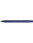Aluminiowy długopis eko z niebieskim wkładem – z grawerem logo