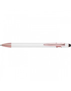 Ekologiczny długopis żelowy z touch penem – aluminium z recyklingu