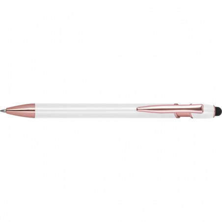 Ekologiczny długopis żelowy z touch penem – aluminium z recyklingu