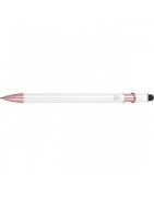 Ekologiczny długopis żelowy z touch penem – aluminium z recyklingu