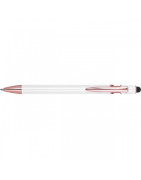 Ekologiczny długopis żelowy z touch penem – aluminium z recyklingu