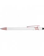 Ekologiczny długopis żelowy z touch penem – aluminium z recyklingu