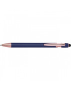 Aluminiowy długopis żelowy z touch penem – ekologiczny gadżet z logo