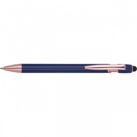 Aluminiowy długopis żelowy z touch penem – ekologiczny gadżet z logo