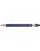 Aluminiowy długopis żelowy z touch penem – ekologiczny gadżet z logo