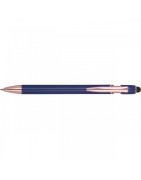 Aluminiowy długopis żelowy z touch penem – ekologiczny gadżet z logo