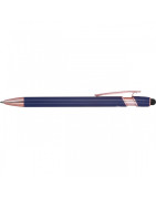 Aluminiowy długopis żelowy z touch penem – ekologiczny gadżet z logo