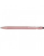 Żelowy długopis reklamowy z aluminium z recyklingu – touch pen i logo