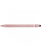 Żelowy długopis reklamowy z aluminium z recyklingu – touch pen i logo