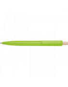 Długopis ekologiczny ABS z bambusowym przyciskiem – z nadrukiem logo