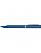 Recyklingowy zestaw do pisania – 2 długopisy obrotowe z logo