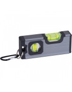 Mini poziomnica aluminiowa z magnesem z logo