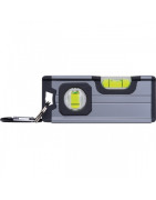 Mini poziomnica aluminiowa z magnesem z logo