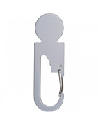 Multitool aluminiowy z kluczami i żetonem – znakowanie logo