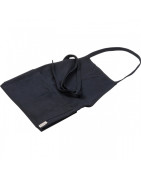 Fartuch z bawełny z recyklingu trwały z możliwością znakowania logo