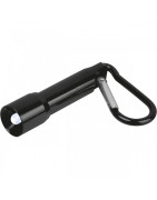 Mini latarka z aluminium z recyklingu – kompaktowa z logo