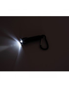 Mini latarka z aluminium z recyklingu – kompaktowa z logo