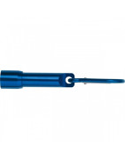 Ekologiczna mini latarka aluminiowa – z karabińczykiem i logo