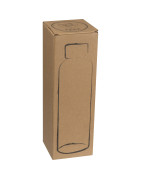 Szklana butelka 500 ml w etui neoprenowym – możliwość znakowania logo