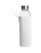 Szklana butelka 500 ml w etui neoprenowym – możliwość znakowania logo