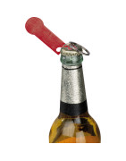 Brelok metalowy z otwieraczem do butelek i żetonem – gadżet reklamowy