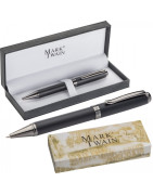 Metalowy długopis Mark Twain w pudełku z możliwością znakowania logo