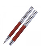 Zestaw piśmienny długopis i pióro kulkowe Mark Twain w etui z logo