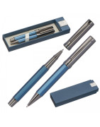 Zestaw piśmienniczy Mark Twain – długopis i pióro kulkowe sześciokątne