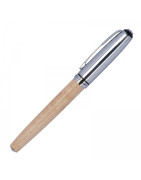 Drewniany zestaw piśmienniczy Mark Twain  długopis i pióro kulkowe