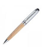 Drewniany zestaw piśmienniczy Mark Twain  długopis i pióro kulkowe