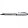 Długopis Mark Twain metalowy z karbonowym wykończeniem i logo
