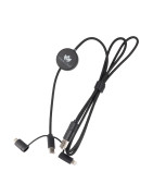 Kabel 4w1 z podświetlnym logo - LH-ZM02