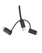 Kabel 4w1 z podświetlnym logo - LH-ZM02