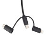 Kabel 4w1 z podświetlnym logo - LH-ZM02