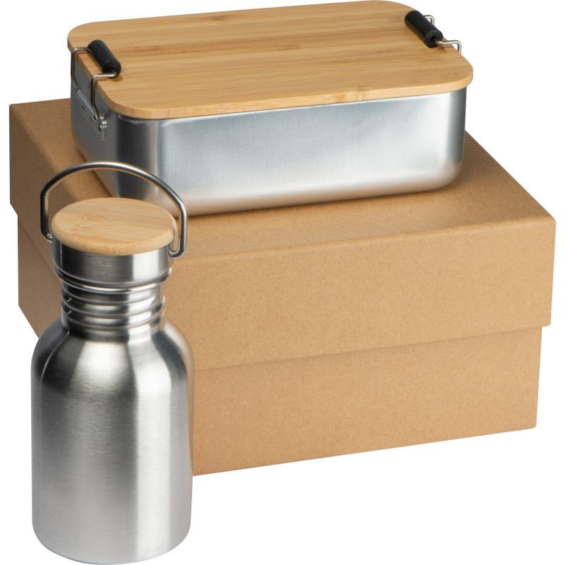 Zestaw lunch box i butelka 300 ml QUEBEC Zestaw lunch box i butelka 300 ml QUEBEC
