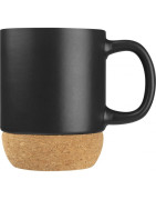 Kubek ceramiczny z korkiem GISTEL 350 ml