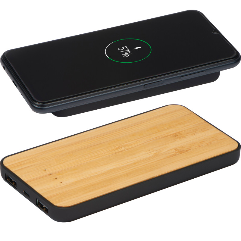 Ładowarka indukcyjna z power bankiem 8000 mAh MILAN