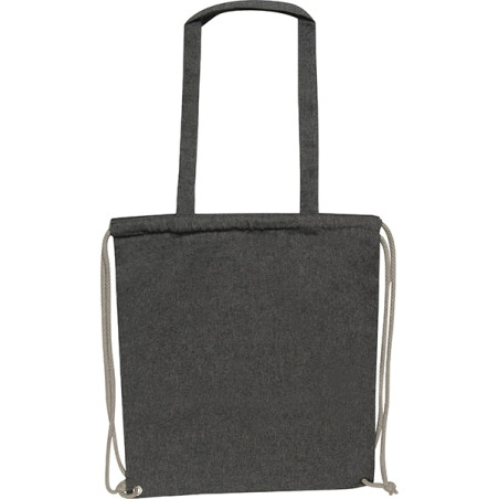 Torba bawełniana z długimi uszami z recyklingu 140 g/m2 ADDISON