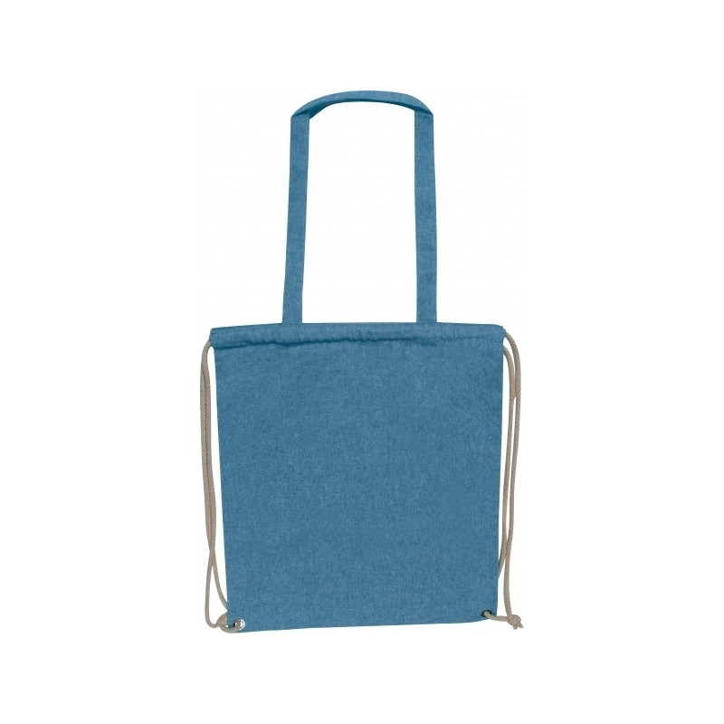 Torba bawełniana z długimi uszami z recyklingu 140 g/m2 ADDISON Torba bawełniana z długimi uszami z recyklingu 140 g/m2 ADDISON